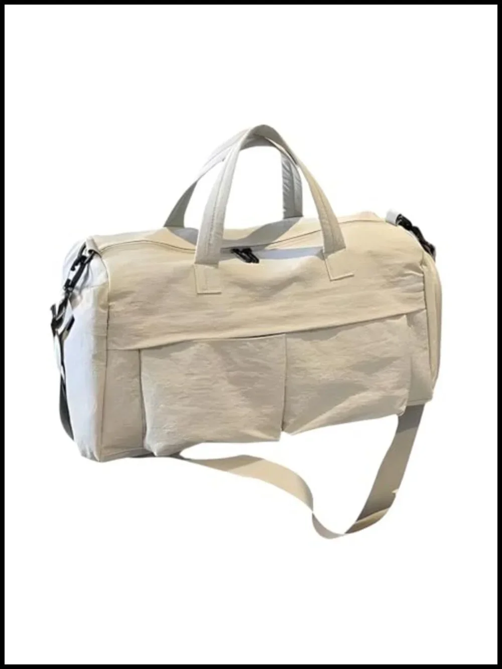 Waterproof Travel Duffel Bag with Shoe Compartment for Gym and Weekend